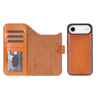 Bouletta Phone Case Magic iPhone 17 Air Leather Detachable Wallet Case Premium Koruma