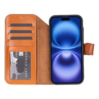 Bouletta Phone Case Magic iPhone 17 Air Leather Detachable Wallet Case Premium Koruma