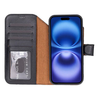 Bouletta Phone Case Magic iPhone 17 Air Leather Detachable Wallet Case Premium Koruma