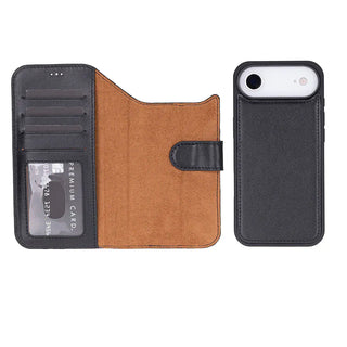 Bouletta Phone Case Magic iPhone 17 Air Leather Detachable Wallet Case Premium Koruma