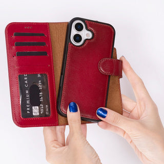 Bouletta Phone Case Magic iPhone 17 Detachable Leather Wallet Case Premium Koruma