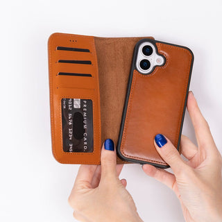Bouletta Phone Case Magic iPhone 17 Detachable Leather Wallet Case Premium Koruma