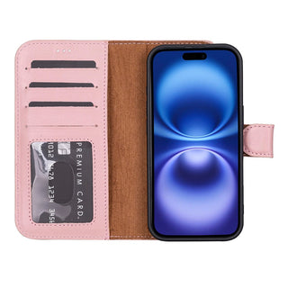 Bouletta Phone Case Magic iPhone 17 Leather Detachable Wallet Case Premium Koruma