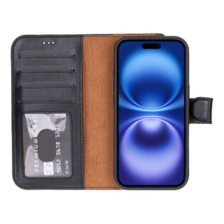 Bouletta Phone Case Magic iPhone 17 Leather Detachable Wallet Case Premium Koruma