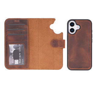 Bouletta Phone Case Magic iPhone 17 Leather Detachable Wallet Case Premium Koruma