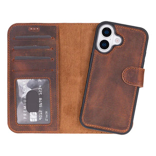 Bouletta Phone Case Magic iPhone 17 Leather Detachable Wallet Case Premium Koruma