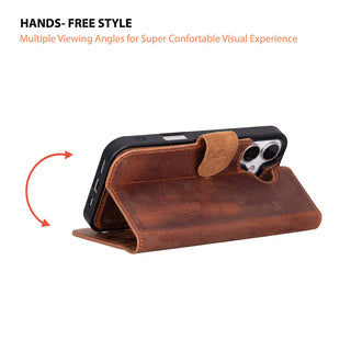 Bouletta Phone Case Magic iPhone 17 Leather Detachable Wallet Case Premium Koruma