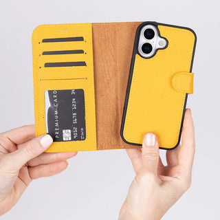 Bouletta Phone Case Magic iPhone 17 Leather Detachable Wallet Case Premium Koruma