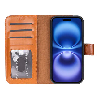 Bouletta Phone Case Magic iPhone 17 Leather Detachable Wallet Case Premium Koruma
