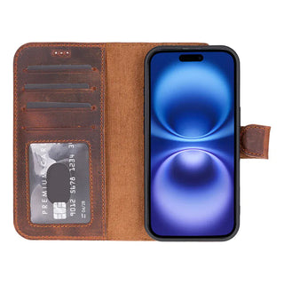 Bouletta Phone Case Magic iPhone 17 Leather Detachable Wallet Case Premium Koruma