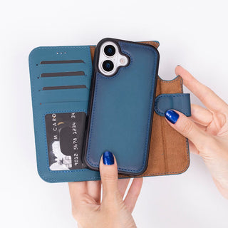 Bouletta Phone Case Magic iPhone 17 Leather Detachable Wallet Case Premium Koruma