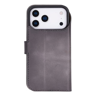 Bouletta Phone Case Magic iPhone 17 Pro Detachable Leather Wallet Case Premium Koruma