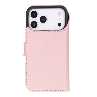 Bouletta Phone Case Magic iPhone 17 Pro Leather Detachable Wallet Case Premium Koruma