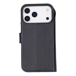 Bouletta Phone Case Magic iPhone 17 Pro Leather Detachable Wallet Case Premium Koruma