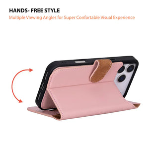 Bouletta Phone Case Magic iPhone 17 Pro Leather Detachable Wallet Case Premium Koruma