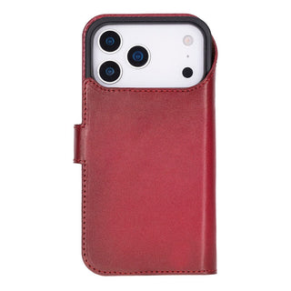 Bouletta Phone Case Magic iPhone 17 Pro Max Leather Detachable Wallet Case Premium Koruma