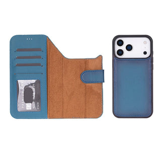 Bouletta Phone Case Magic iPhone 17 Pro Max Leather Detachable Wallet Case Premium Koruma