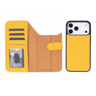 Bouletta Phone Case Magic iPhone 17 Pro Max Leather Detachable Wallet Case Premium Koruma