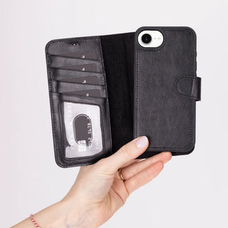 Bouletta Phone Case Magic iPhone 17E/16E Detachable Leather Wallet Case Premium Koruma