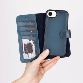Bouletta Phone Case Magic iPhone 17E/16E Detachable Leather Wallet Case Premium Koruma