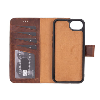 Bouletta Phone Case Magic iPhone 17E/16E Detachable Leather Wallet Case Premium Koruma