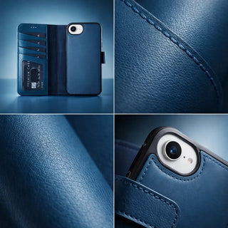 Bouletta Phone Case Magic iPhone 17E/16E Detachable Leather Wallet Case Premium Koruma