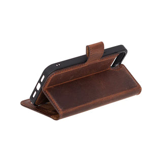 Bouletta Phone Case Magic iPhone 17E/16E Detachable Leather Wallet Case Premium Koruma