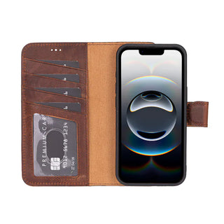 Bouletta Phone Case Magic iPhone 17E/16E Detachable Leather Wallet Case Premium Koruma