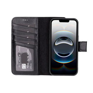 Bouletta Phone Case Magic iPhone 17E/16E Detachable Leather Wallet Case Premium Koruma