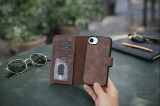 Bouletta Phone Case Magic iPhone 17E/16E Detachable Leather Wallet Case Premium Koruma