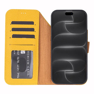 Bouletta Phone Case Magic iPhone 18 Pro Leather Detachable Wallet Case Premium Koruma
