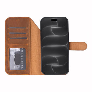 Bouletta Phone Case Magic iPhone 18 Pro Max Leather Detachable Wallet Case Premium Koruma
