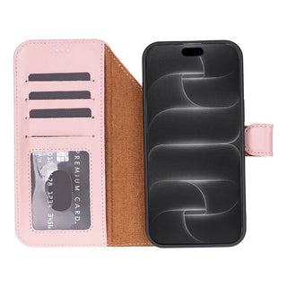 Bouletta Phone Case Magic iPhone 18 Pro Max Leather Detachable Wallet Case Premium Koruma