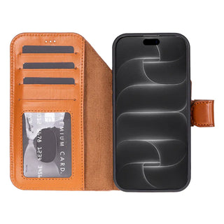 Bouletta Phone Case Magic iPhone 18 Pro Max Leather Detachable Wallet Case Premium Koruma