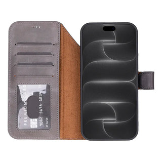 Bouletta Phone Case Magic iPhone 18 Pro Max Leather Detachable Wallet Case Premium Koruma