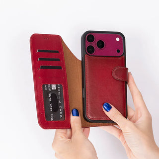 Bouletta Phone Case Magic iPhone 18 Pro Max Leather Detachable Wallet Case Premium Koruma