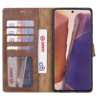 Bouletta Phone Case Magic Samsung Galaxy Note 20 Leather Detachable Wallet Case Premium Koruma