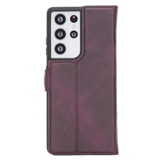 Bouletta Phone Case Magic Samsung Galaxy S21 Ultra Leather Detachable Wallet Case Premium Koruma