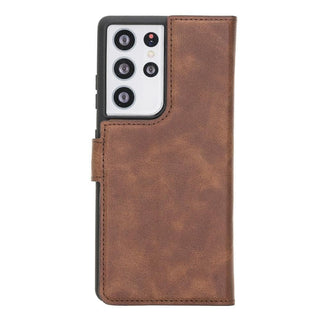 Bouletta Phone Case Magic Samsung Galaxy S21 Ultra Leather Detachable Wallet Case Premium Koruma
