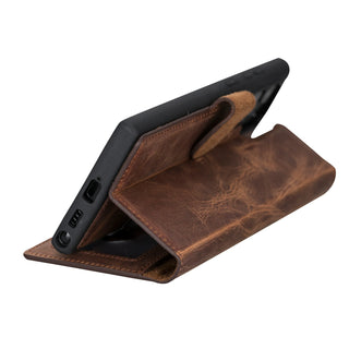 Bouletta Phone Case Magic Samsung Galaxy S22 Ultra Leather Detachable Wallet Case Premium Koruma