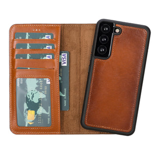 Bouletta Phone Case Magic Samsung Galaxy S23 Ultra Leather Detachable Wallet Case Premium Koruma