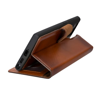 Bouletta Phone Case Magic Samsung Galaxy S23 Ultra Leather Detachable Wallet Case Premium Koruma