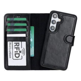Bouletta Phone Case Magic Samsung Galaxy S24 Plus Leather Detachable Wallet Case Premium Koruma