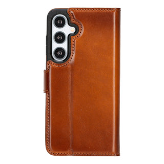 Bouletta Phone Case Magic Samsung Galaxy S24 Ultra Leather Detachable Wallet Case Premium Koruma