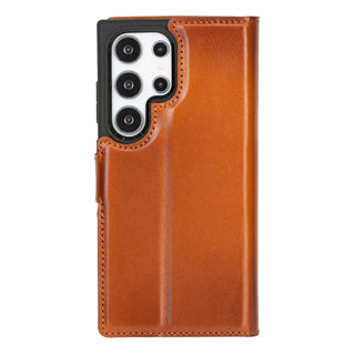 Bouletta Phone Case Magic Samsung Galaxy S24 Ultra Leather Detachable Wallet Case Premium Koruma