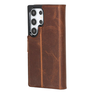 Bouletta Phone Case Magic Samsung Galaxy S24 Ultra Leather Detachable Wallet Case Premium Koruma