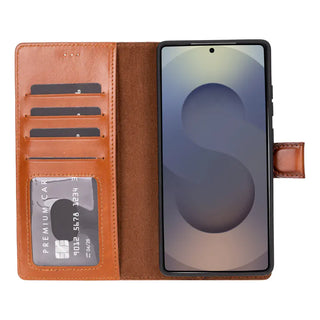 Bouletta Phone Case Magic Samsung Galaxy S25 Ultra Detachable Leather Wallet Case Premium Koruma