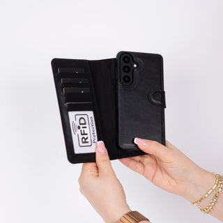 Bouletta Phone Case Magic Samsung Galaxy S26 Leather Detachable Wallet Case Premium Koruma