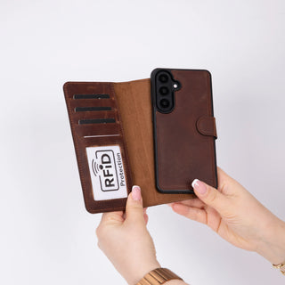 Bouletta Phone Case Magic Samsung Galaxy S26 Plus Detachable Leather Wallet Case Premium Koruma