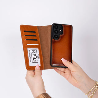 Bouletta Phone Case Magic Samsung Galaxy S26 Ultra Detachable Leather Wallet Case Premium Koruma